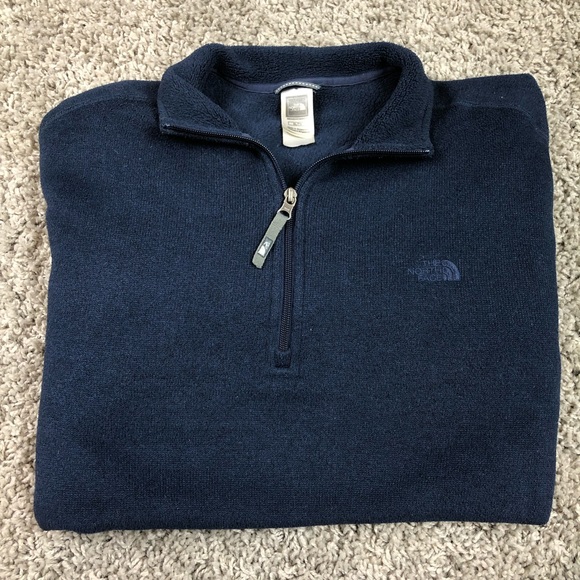 The North Face Other - The North Face Men’s 1/4 Zip Navy Fleece Pullover